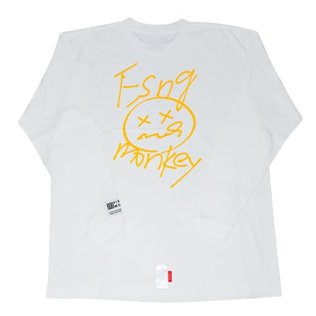 ロングスリーブ　スクリィブル　フィッシングモンキー/FISHING MONKEY