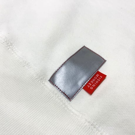 スクエアロゴフーディー　WHITE　フィッシングモンキー/FISHING MONKEY
