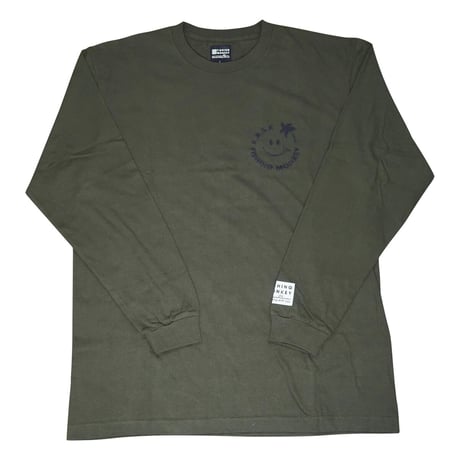 ロングスリーブ　パームツリー（バックロゴ有り）　フィッシングモンキー/FISHING MONKEY