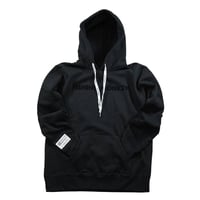 フロッキーロゴフーディー　BLACK　 フィッシングモンキー/FISHING MONKEY