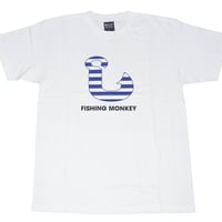 ショートスリーブ　フィッシュフック　ボーダー　フィッシングモンキー/FISHING MONKEY
