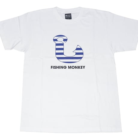 ショートスリーブ　フィッシュフック　ボーダー　フィッシングモンキー/FISHING MONKEY