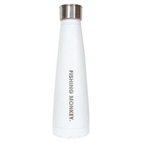 フィッシングステンレスボトル450ml　ホワイト　フィッシングモンキー/FISHING MONKEY
