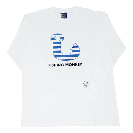 ロングスリーブ　フィッシュフック　ボーダー　フィッシングモンキー/FISHING MONKEY
