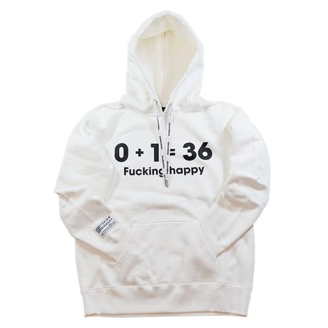 アリスマティックロゴフーディー　WHITE 　フィッシングモンキー/FISHING MONKEY
