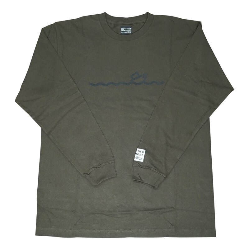 ロングスリーブ ボートロゴ フィッシングモンキー/FISHING