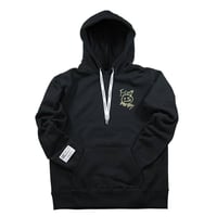 スクリィブルフーディー　BLACK　 フィッシングモンキー/FISHING MONKEY