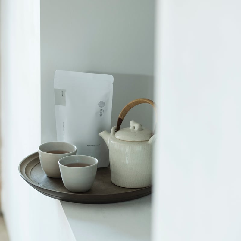 お茶一服セット、巾着入り、さ番 お茶の巾着セット | 霧の朝