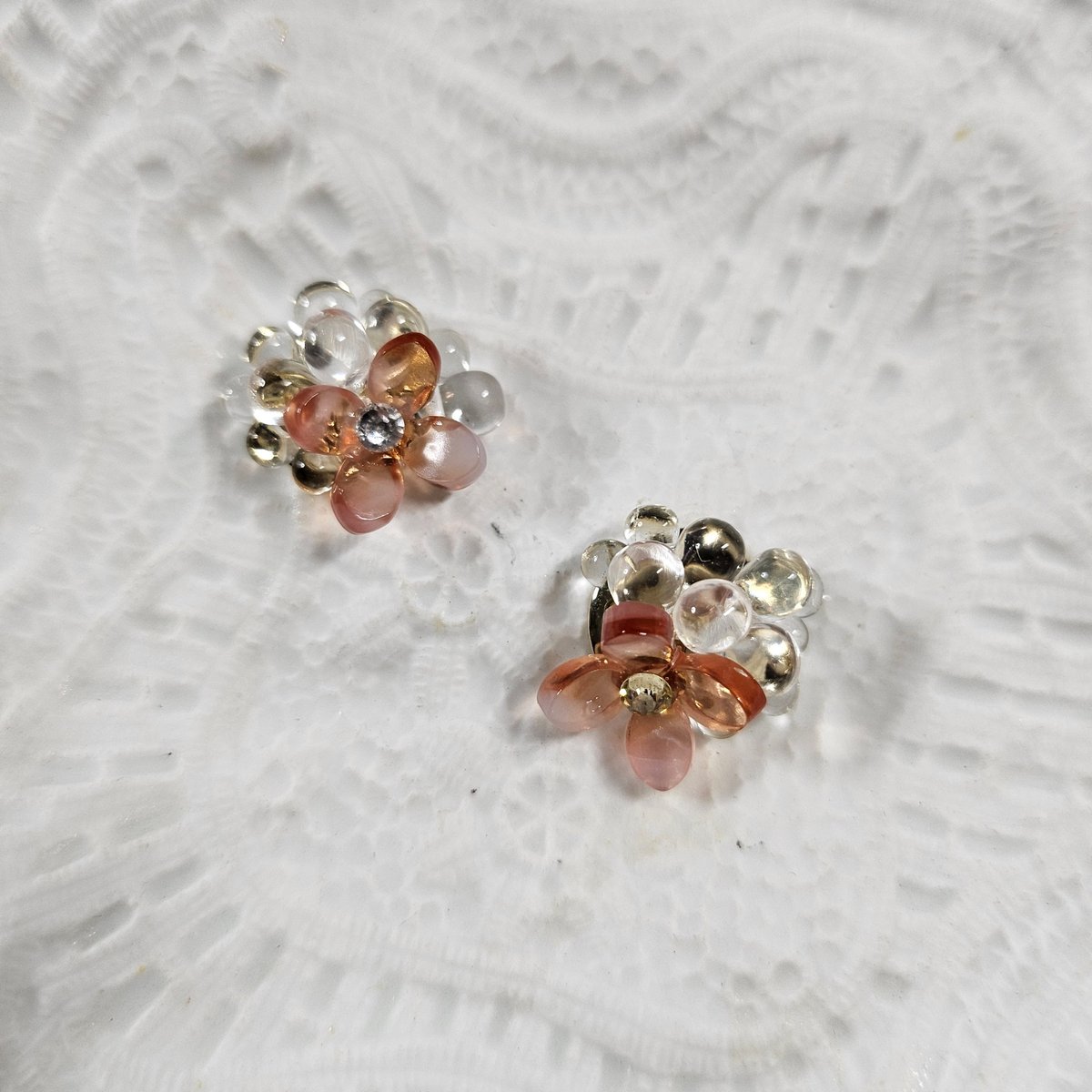 花の雫ピアス 花の雫ーハイビスカス | Finemotion 💜 haruyo's shop