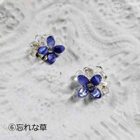 花の雫ー忘れな草