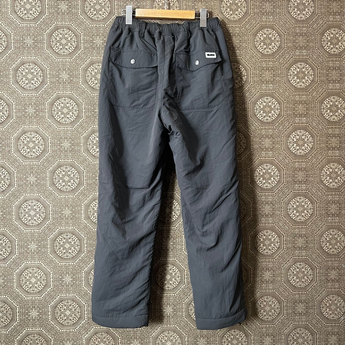 BLUCO(ブルコ)157-41-046 NYLON SEEP BOA PANTS グレー |