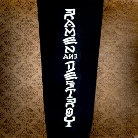 RAMEN&DESTROY® ラーメン＆デストロイ Original Hoodie  (BLACK)  ③