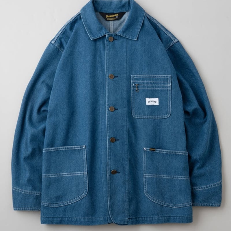 BLUCO/ブルコ　カバーオール　デニム　XL BLUCO/ブルコカバーオールデニムXL