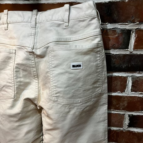 BLUCO(ブルコ）CORD CLOTH SAILOR WORK PANTS　155-41-037　アイボリー