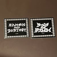 RAMEN&DESTROY  Original Sticker SET