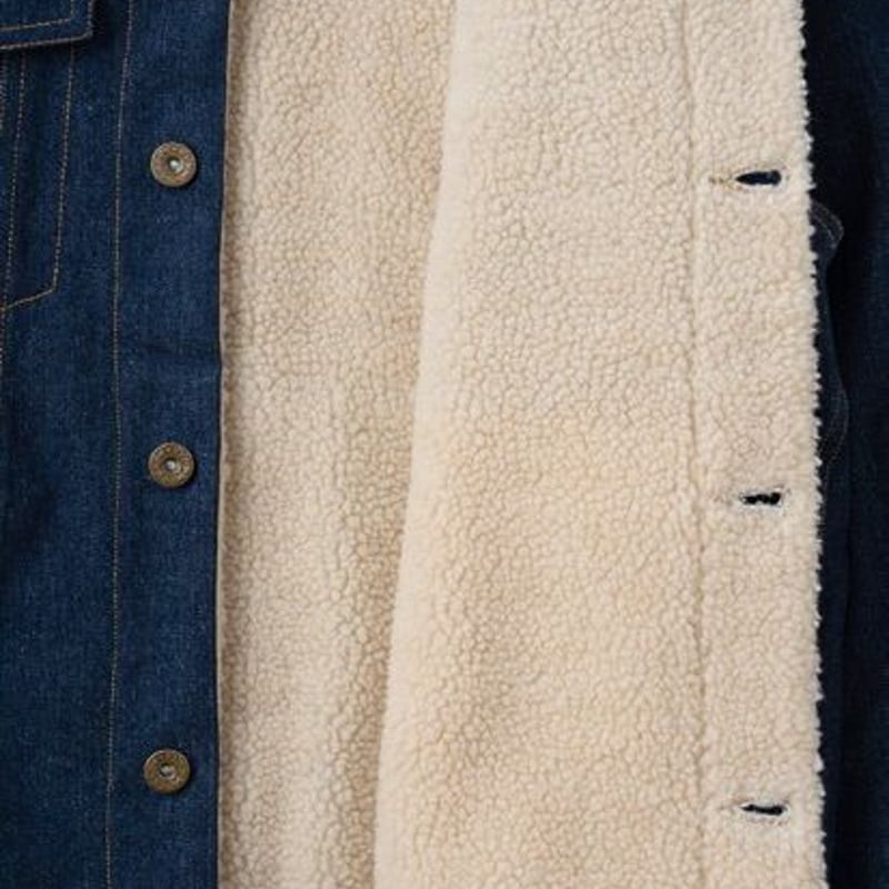 BLUCO(ブルコ)1307 DENIM BOA RIDERS JACKET | LOCAL BLUCO(ブルコ)1307 DENIM BOA RIDERS JACKET | LOCAL