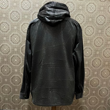 BLUCO(ブルコ)CORDUROY WORK SHIRT  155-11-007　チャコール