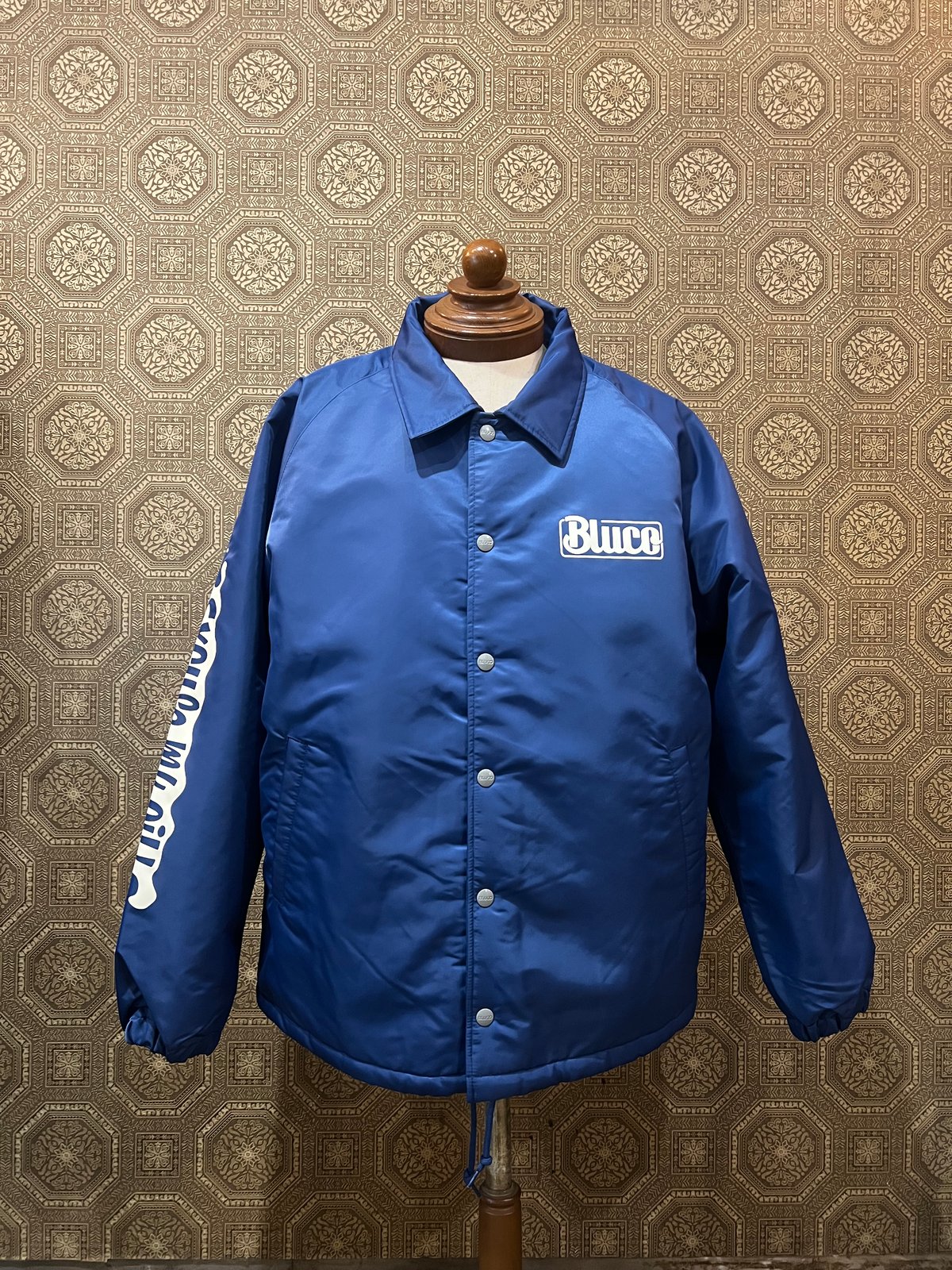 ジャケット・アウター BLUCO BOA COACH JACKET JACK-O blue L 全2色【BLUCO/ブルコ】2025AW「Boa Coach Jacket”JACK-O' ART WORKS
