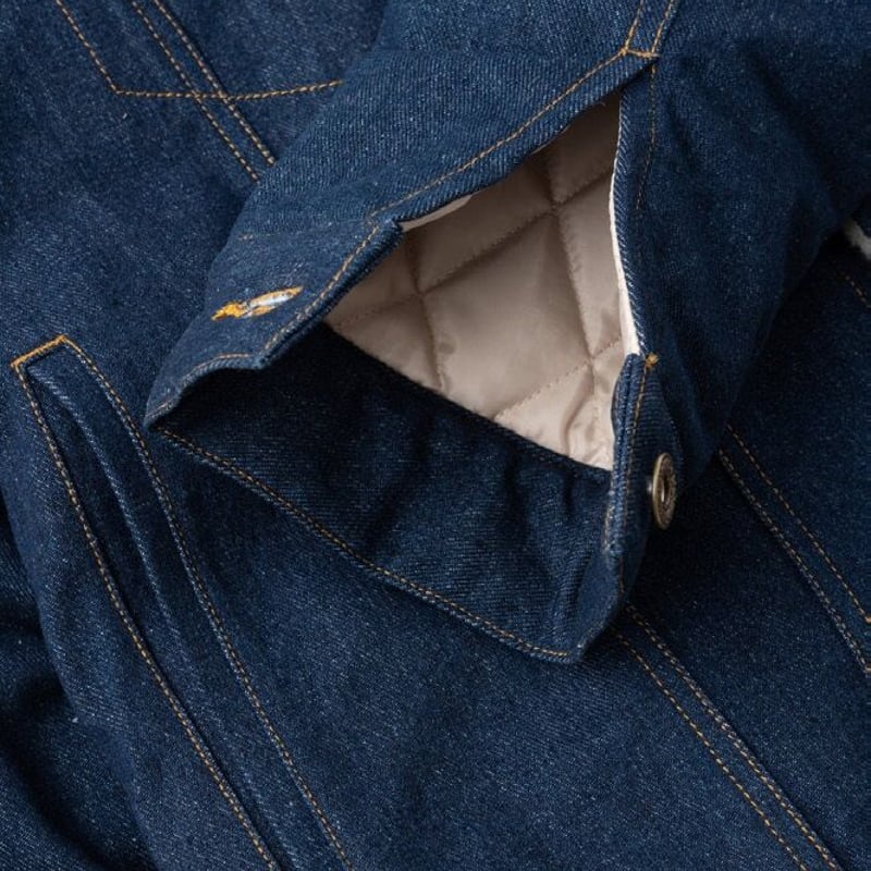 BLUCO(ブルコ)1307 DENIM BOA RIDERS JACKET | LOCAL BLUCO(ブルコ)1307 DENIM BOA RIDERS JACKET | LOCAL