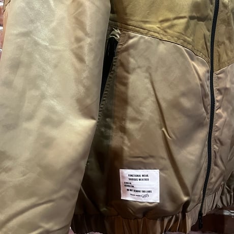 Vin&Age TYPE VCJ2 OLD SCHOOL WARM UP JK  （BEIGE)