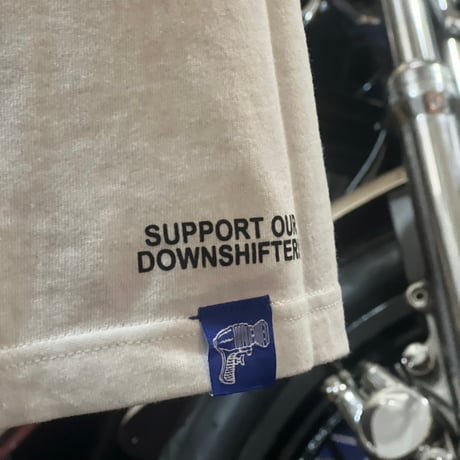 FOUR×DOWNSHIFTERS SUPPORT TEE ”DON'T  BUG ME”
