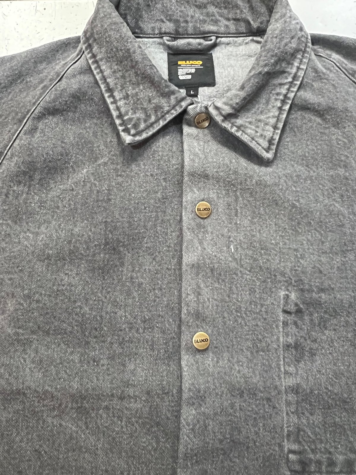 BLUCO(ブルコ）12OZ DENIM COACH JACKET 151-31-026(BL