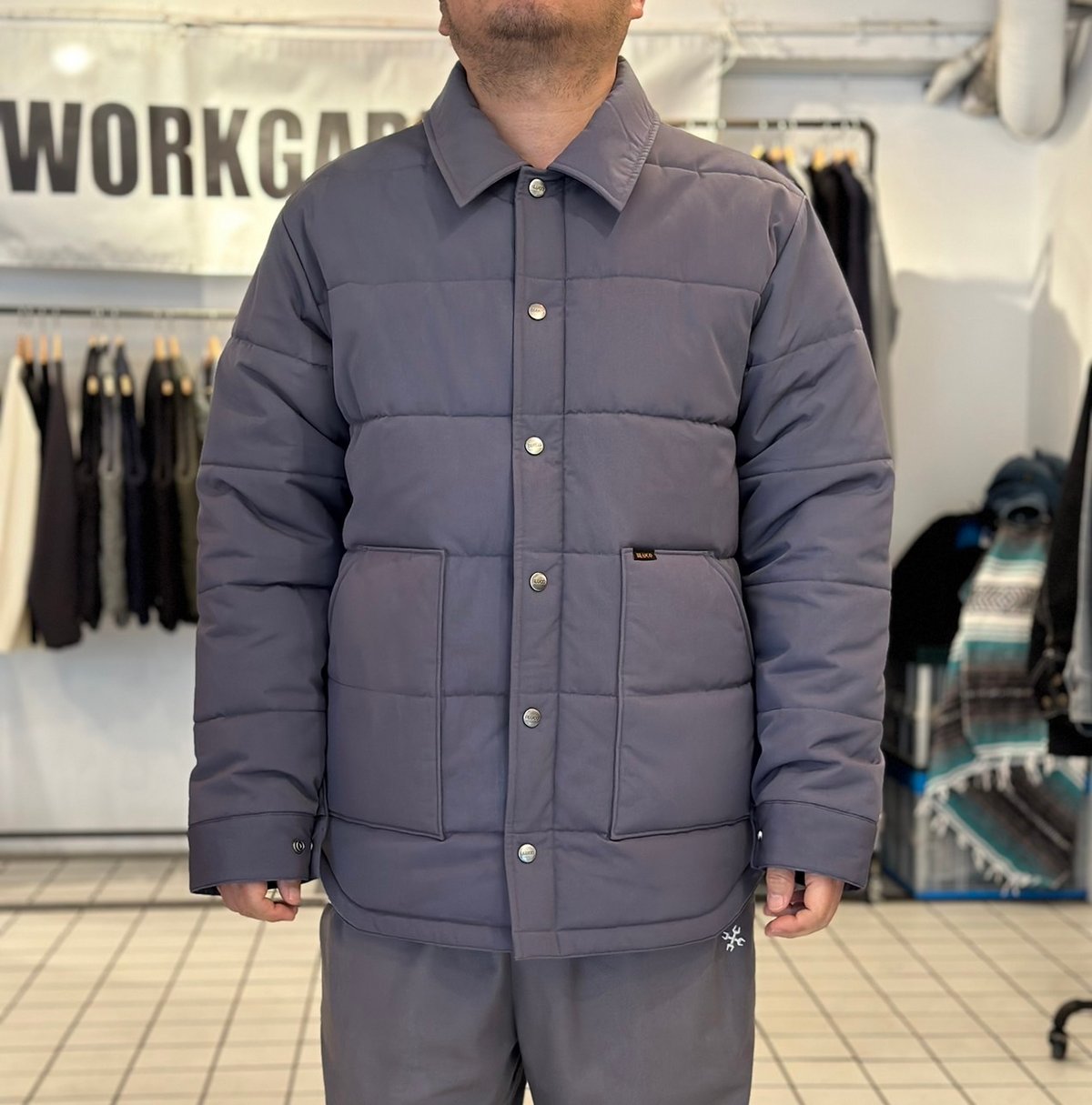 BLUCO ブルコ WORKERS QUILTING JACKET キルティング ジャケット