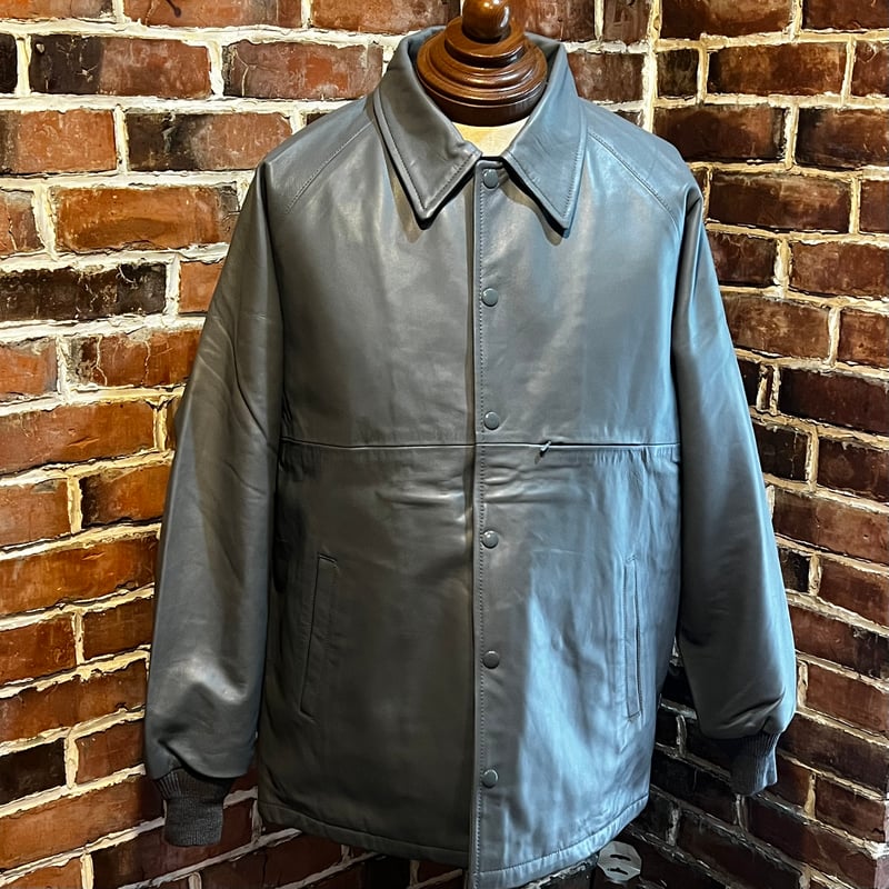 BLUCO(ブルコ) 147-31-008 LEATHER COACH JACKET | LO BLUCO(ブルコ) 147-31-008 LEATHER COACH JACKET | LO