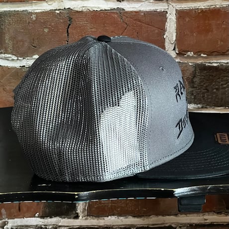 RAMEN&DESTROY®ラーメン＆デストロイ Original MESH CAP ブラック×グレー