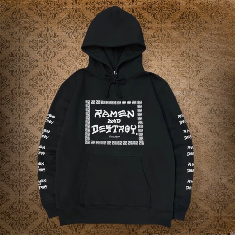 RAMEN&DESTROY® ラーメン＆デストロイ Original Hoodie (BLA