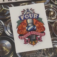 FOUR Speed Garage VEHICLE DIVISION ステッカー