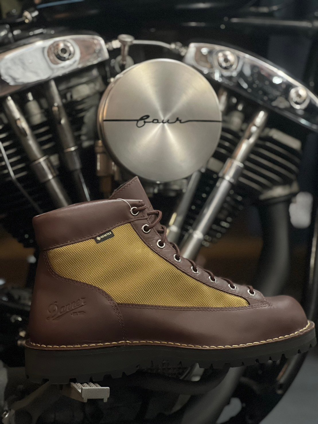 Danner Field ワークブーツ D.Brown/Beige 23.5 CLINK｜Danner DANNER