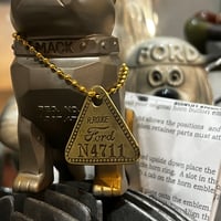 FORD TRIANGLE BRASS TAG