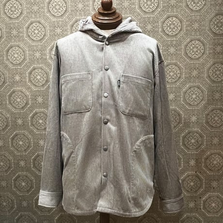 BLUCO(ブルコ)CORDUROY WORK SHIRT  155-11-007　グレージュ