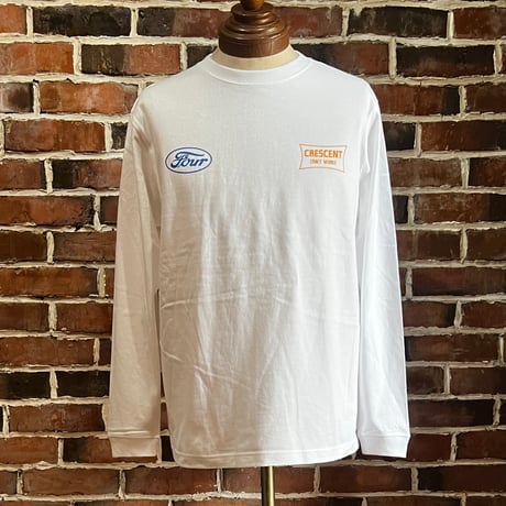 FOUR Speed Garage×CRESCENT CRAFT WORKS　ロング スリーブ