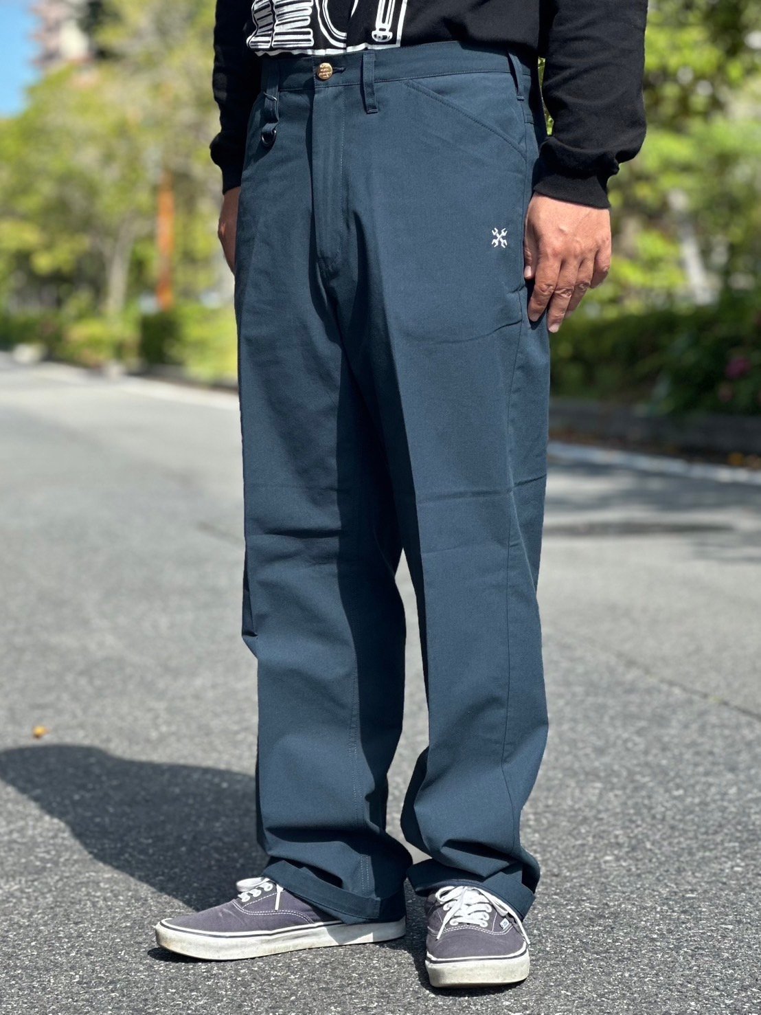 田中たく LIGHT 5-POCKET WORK PANT ネイビーL BLUCO/ブルコ