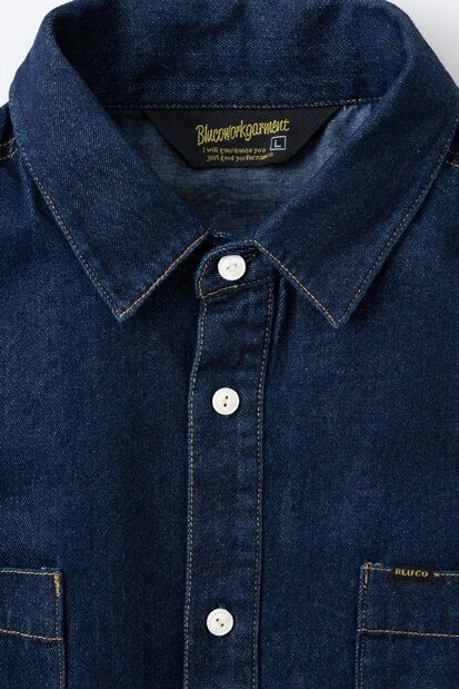 BLUCO(ブルコ)DENIM WORK SHIRT Style No : 1122 | LO