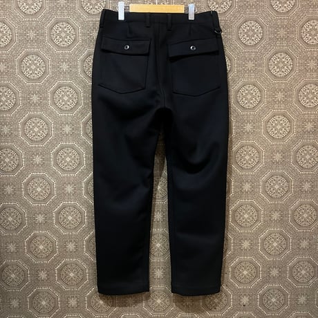 BLUCO(ブルコ)157-41-045 HEAVY MELTON FATIGUE PANTS ブラック