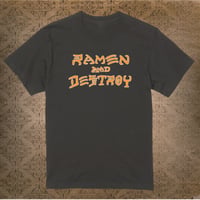 RAMEN&DESTROY® Original BLK T-shirt ジャイアンツカラー