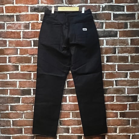 BLUCO(ブルコ）CORD CLOTH SAILOR WORK PANTS　155-41-037　ブラック