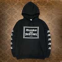 RAMEN&DESTROY® ラーメン＆デストロイ Original Hoodie  (BLACK)  ⑤