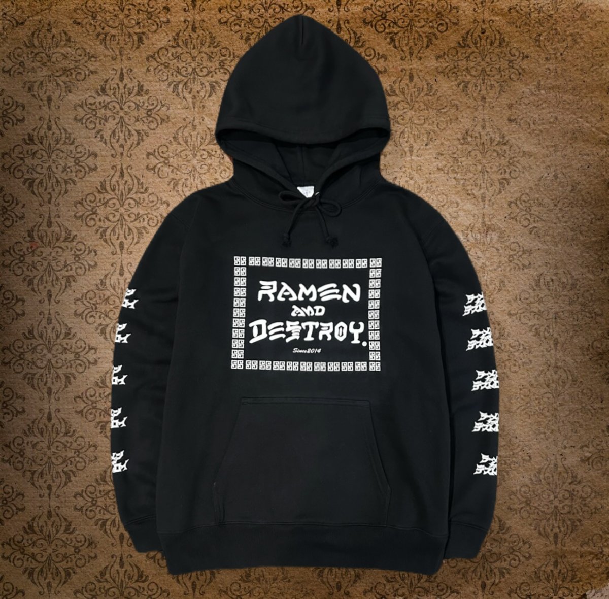 RAMEN&DESTROY® ラーメン＆デストロイ Original Hoodie (BLA