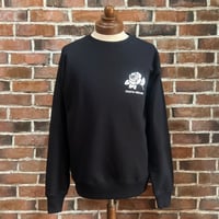 PRUEVA x GREASER - DE LA ROSA - Sweat Crew　BLACK