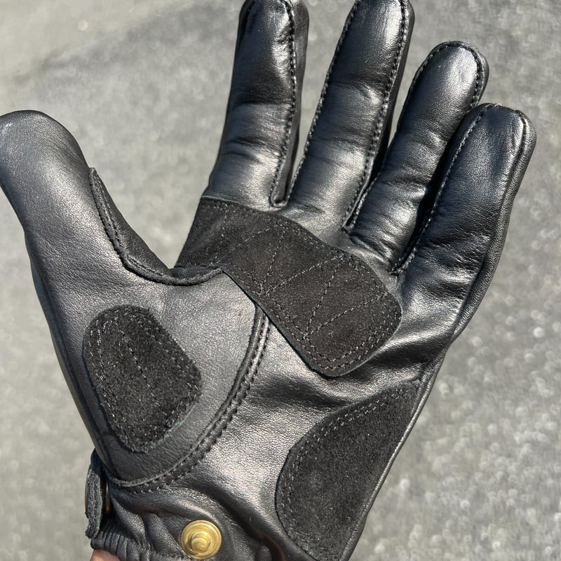 VIN＆AGE TYPE VG25F ラスターグローブ Col:イエロー/レッド グローブ レザーグローブ 本革 メンズ イエロー ブラック ヴィン