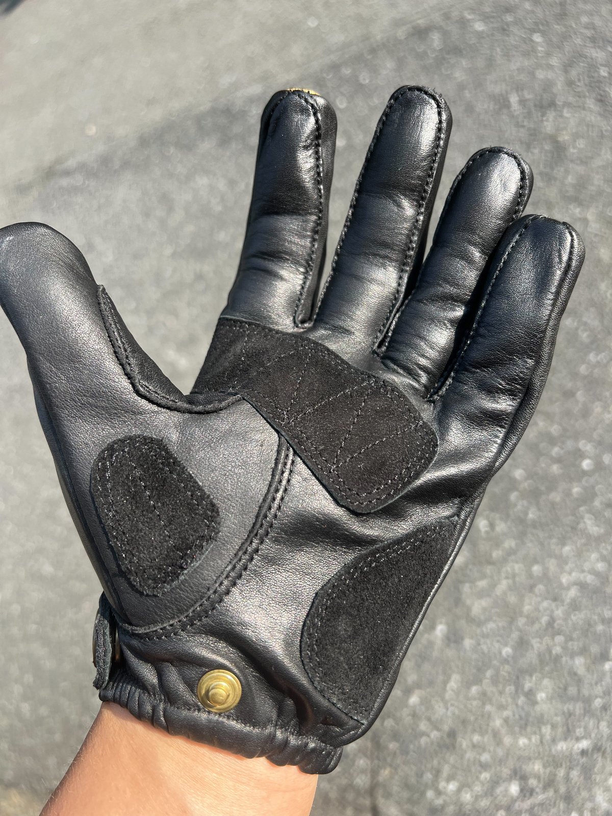 VIN＆AGE TYPE VG25F ラスターグローブ Col:イエロー/レッド Vin&Age TYPE VG25F LUSTER GLOVES | LOCAL SHOP （