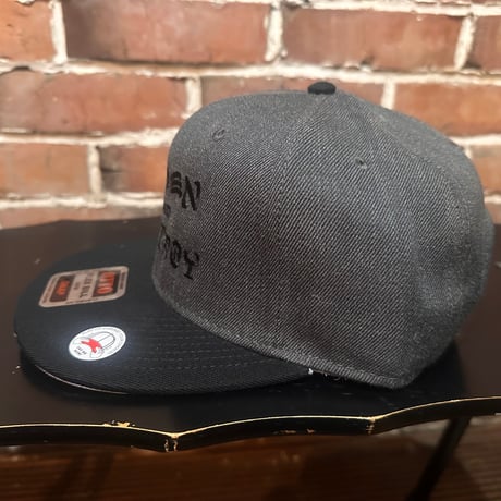 RAMEN&DESTROY®ラーメン＆デストロイ Original CAP グレー×ブラック