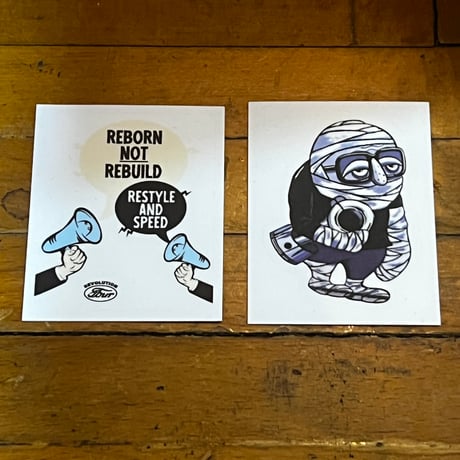 FOUR Speed Garage Original sticker set