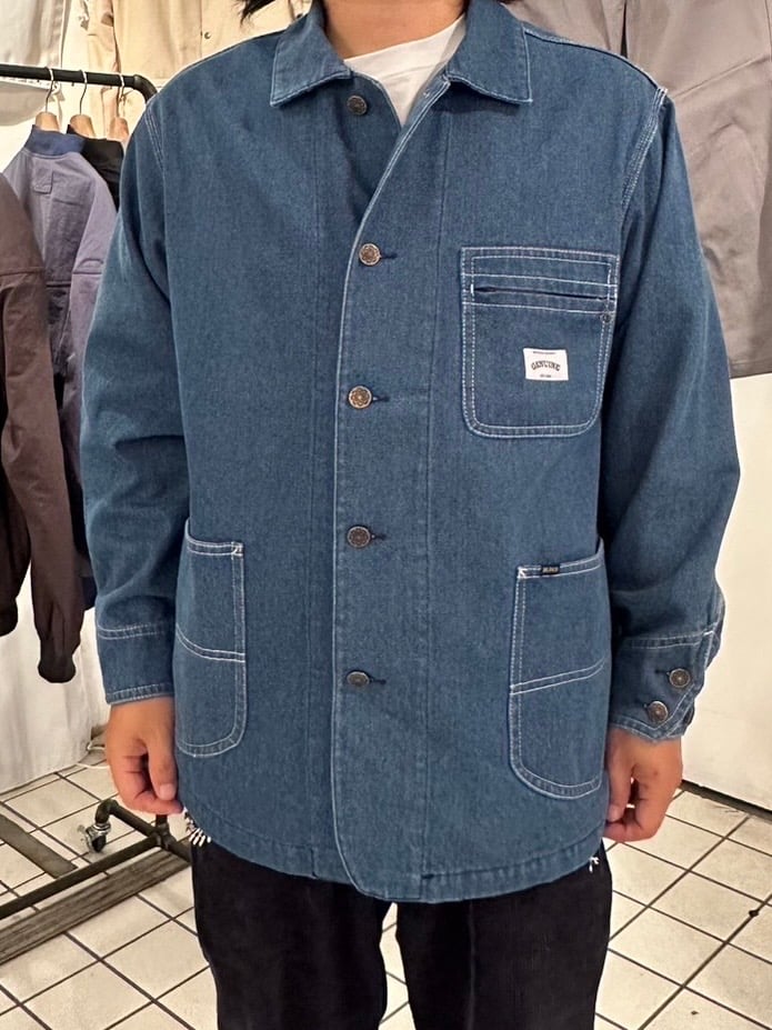 BLUCO/ブルコカバーオールデニムXL