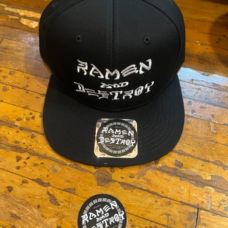 RAMEN&DESTROY® ラーメン＆デストロイ Original MESH CAP ブラック
