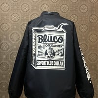 BLUCO(ブルコ)157-31-049 BOA COACH JACKET -ARTWORK BY JACK-O’ ART WORKS-　ブラック